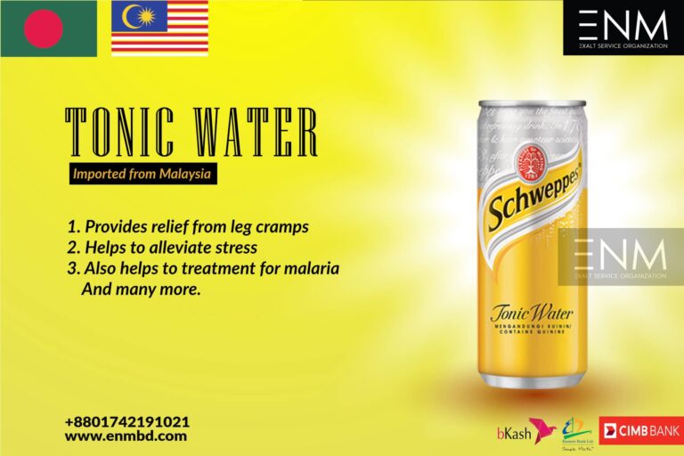 Schweppes Tonic Water 2 Cans X 320ml (Made In Malaysia) enmbd